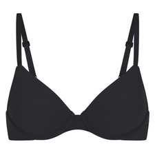 Skims Fits Everybody T-Shirt Bra Onyx Black BA-DEM-9221 36H