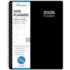 2026 Planner - 8    10  , Planner Weekly and Monthly 2026, from JAN to DEC 20...