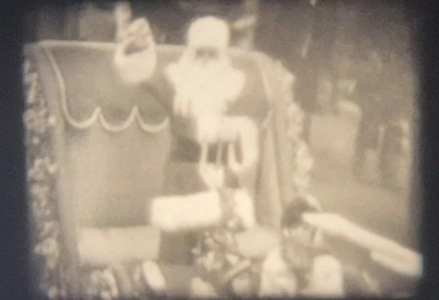  Dec-Jan Chicago  (1969) Super 8mm Film Home Movie, Xmas Parade On TV Train City