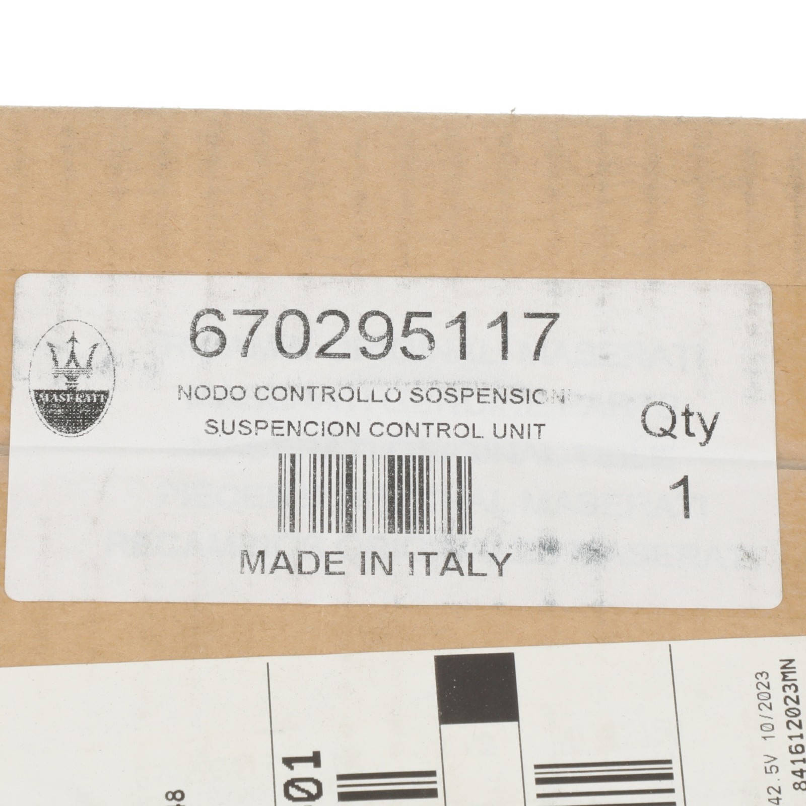 Maserati Levante Air suspension module P/N 670295117