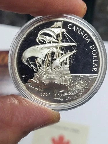2004 Canada Silver Dollar (1971-Present) — photo from the most recent tracked eBay sale
