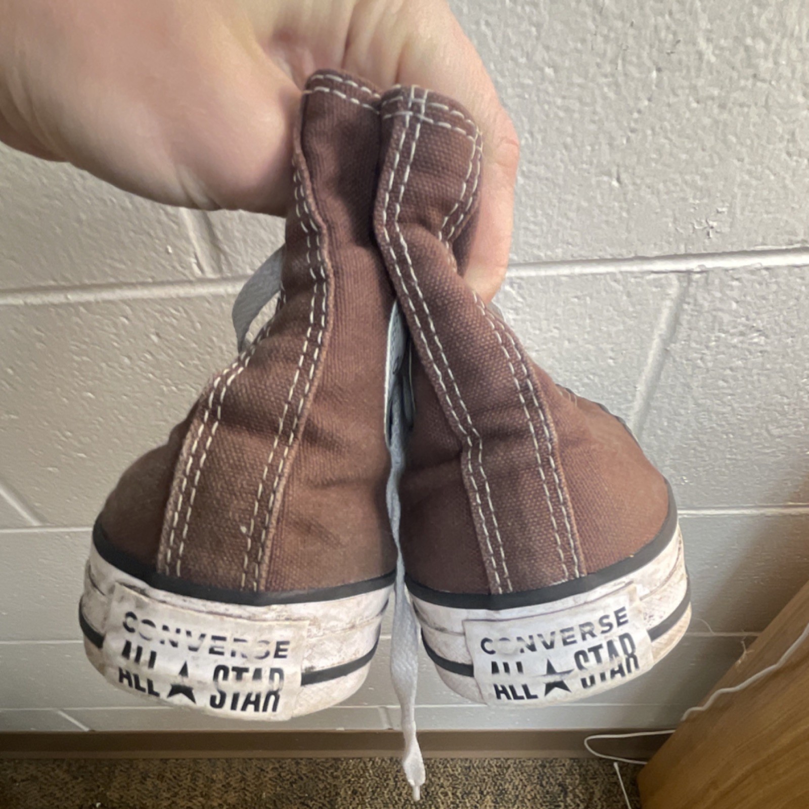 Converse Chuck Taylor All Star High Top Brown Canvas Men's Shoes Size 5 thumbnail 5