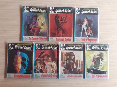 7x Silber Grusel-Krimi * 7x HEXER STANLEY Zauberkr. 78, 80, 84, 92, 97, 103, 173