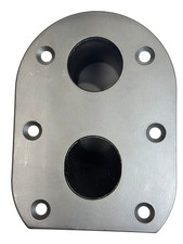  2 Two DUAL PORT Metal DJ/PA Speaker Stand Straight Top Cup 10   0  Top Hat