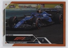 2023 Topps Chrome Formula 1 F1 Drivers Orange Refractor /25 Logan Sargeant f3p
