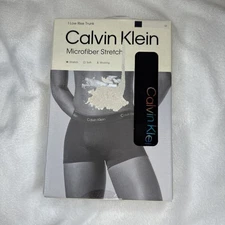 NWT Men’s Calvin Klein Microfiber Low Rise Trunk Black M