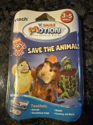 NEW VTech V.SMILE MOTION CARTRIDGE NICKELODEON WONDER PETS! SAVE THE ANIMALS!