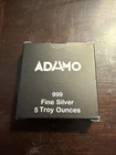 ADAMO 5 TROY OZ .999 Fine Silver Bar - Liquid Texture - In Box