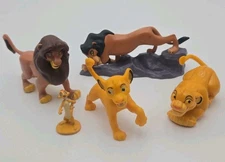 Disney The Lion King Figure Lot of 5 – Simba, Nala, Scar, Mufasa & Timon –...