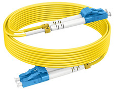 LC to LC Single Mode Fiber Patch Cables, OS2 Patch Cable 8M 26Ft , Options 7Inch