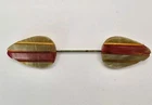 Estate Retro Celluloid Brooch Pin Early Plastic c. 30s Vintage Costume Jewelry