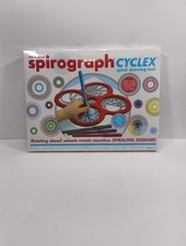 Spirograph Cyclex art crafts drawing set kit tool guide book and paper Markers