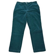 90s Polo by Ralph Lauren Corduroy Wide Pants Green Vintage F/S