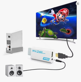 Wii to HDMI Adapter 1080P Converter Audio Output for Nintendo Wii Wii U Consoles