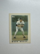 1986 Topps Mini #3 Wade Boggs League Leader Sox