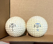 Vintage PGA Practice/Range Golf Balls White Lot of 2 H-168 B-168