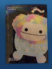 Squishmallow Panini Series 2 Black Ice Holo Zozo 1 Of 1 1/1