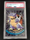 Pokemon 1999 Blastoise Topps #9 Foil PSA 8