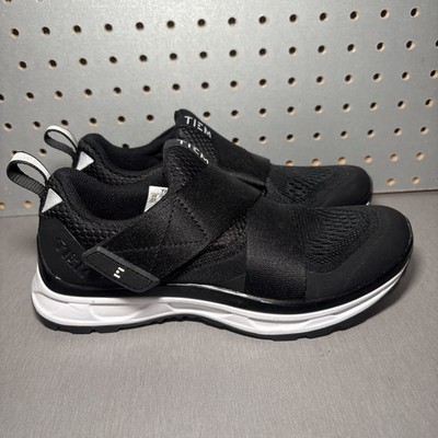 TIEM Slipstream Cycling Shoes Womens Size 5.5 Black White Athletic Sneakers