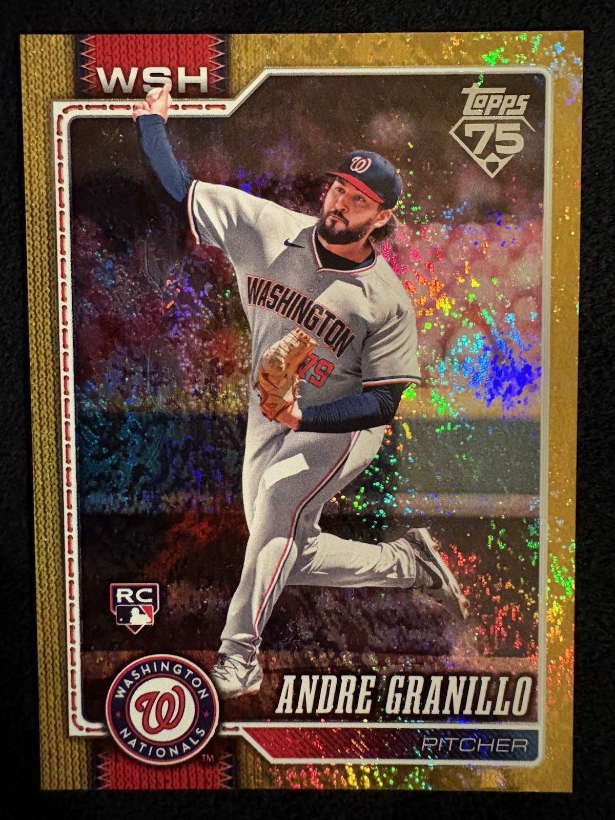 Andre Granillo - Gold Holo Foil /50 - Topps 2026 Series 2 Washington National RC
