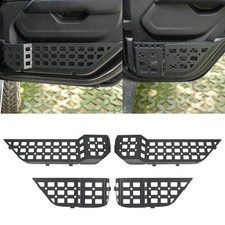 Front Rear Door Pocket Storage Box Compatible with Jeep Wrangler JL JLU 4XE 2...