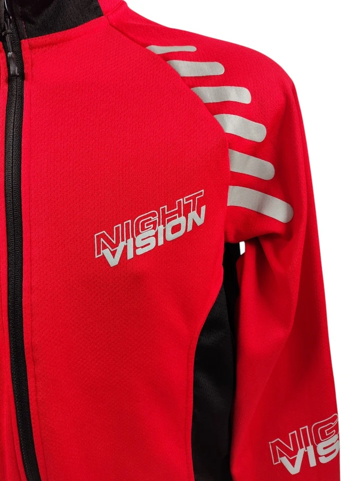 Altura Night Vision Cycling Jacket Men's Size M Red Full Zip Bike Gear - Image 2 of 4