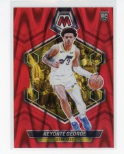 2023-24 Panini Mosaic Keyonte George RC Rookie Red Seismic #234/299 (BT)