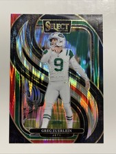 2024 Panini Select Greg Zuerlein Black & Red Prizm Shock New York Jets #158