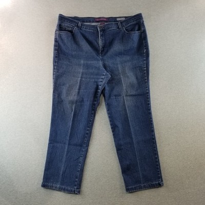 Gloria Vanderbilt Jeans Women's Sz 18W Amanda Dark Wash Normcore Cute Comfy Nice