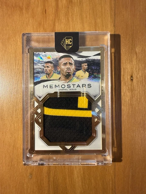 Futera 2026 1/1 Gabriel Jesus Brazil Man City GOLD FRAME WATCH WORN