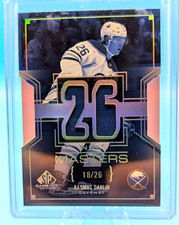 Upper Deck SP Game Used NHL Masters Rasmus Dahlin Sabres Insert #18/26