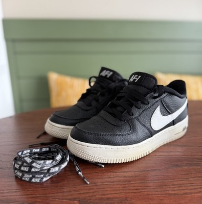 Nike Air Force 1 Statement Game Black - Size 6y