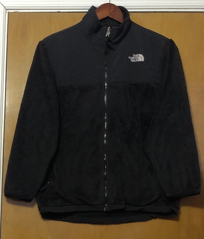 The North Face Denali Girl Full Zip Fleece Jacket Zipper Hand Pocket Size XL