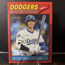2026 Topps Heritage - Shohei Ohtani #290 Red Border