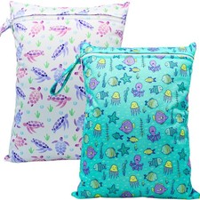 YULUONAPS Waterproof Wet Dry Bag: Reusable Travel, Beach, Pool, Diaper, Gym Clot