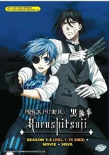 Black Butler Kuroshitsuji Complete Collector Boxset (Season 1-5) Anime DVD