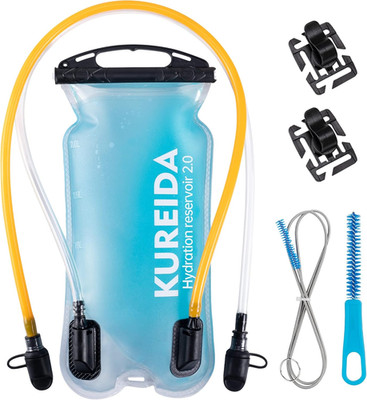 Dual Hydration Bladder 2 Liter,Water Bladder for Hiking Backpack Leak Proof,Wate