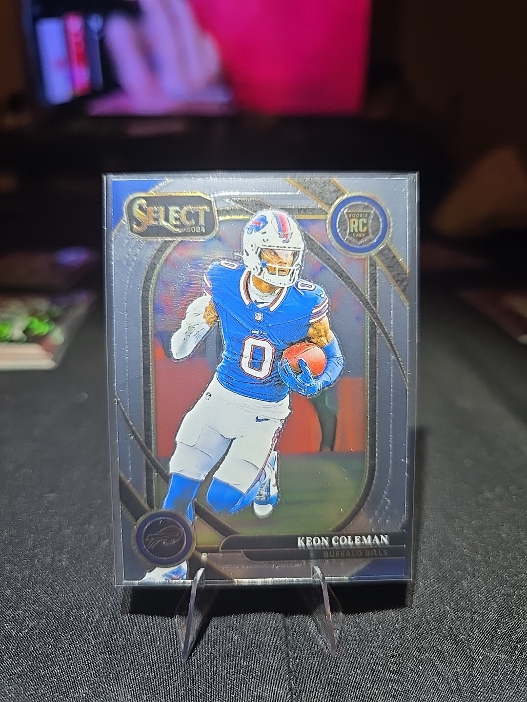 2024 Panini Select - Club Level Keon Coleman #280 Silver Prizm (RC)