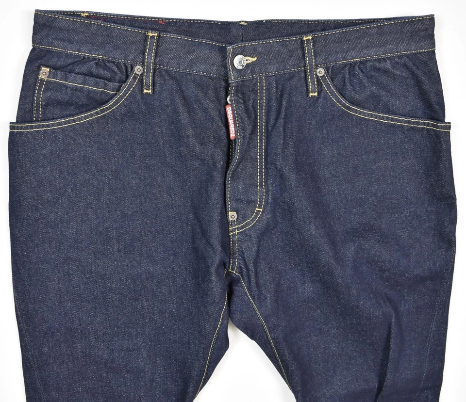 DSQUARED2 Caten Men's Tapered Slim Jeans Size 52 - 36 New Imperfect - Image 3 of 4