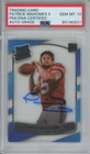 2022 Panini Clearly Donruss Rated Rookie Patrick Mahomes II Gem PSA DNA 10 Auto