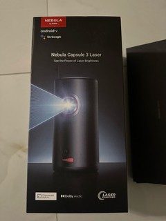 Nebula Anker Capsule 3 Laser 1080p Smart WLAN Mini Beamer Black Portable Beamer