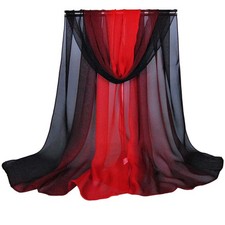 Women Soft Chiffon Lightweight Neck Scarf Head Hair Wrap Shawl Fashion Solid