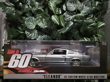 GreenLight Hollywood Gone in 60 Seconds Eleanor 1967 Ford Mustang Diecast Gray