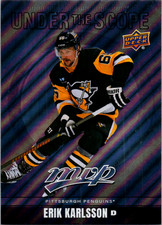 Erik Karlsson #US-12 2024-25 Upper Deck MVP Under the Scope Pittsburgh Penguins