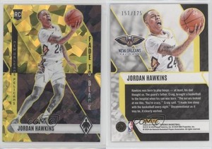 2023 Panini Phoenix Fade to Black Yellow Ice /175 Jordan Hawkins #24 Rookie RC