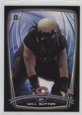 2014 Bowman Rookies Black Foil Will Sutton #84 0a3