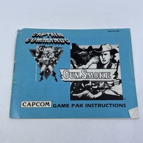 Gun.Smoke (Nintendo NES, 1988) Authentic Cartridge w/ Manual & Sleeve - TESTED