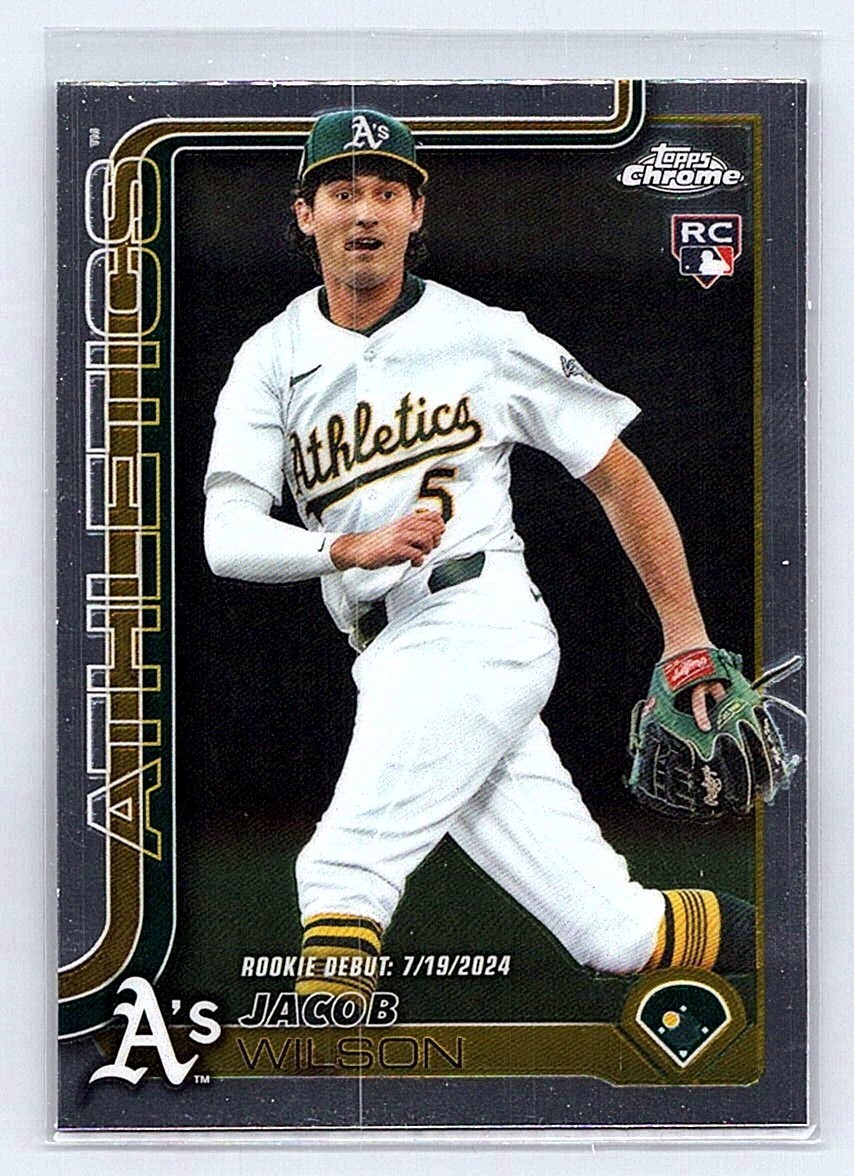 2025 Topps Chrome Update Rookie Debut Jacob Wilson #USC150 Refractor RC