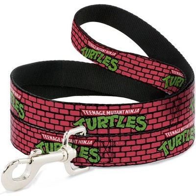 Dog Leash 6-FEET TEENAGE MUTANT NINJA TURTLES Brick Title Logo Red (US IMPORT)