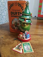 KATHE WOHLFAHRT DUFTL MANNCHEN SMOKY CHRISTMAS TREE INCENSE SMOKER LE EUC RARE